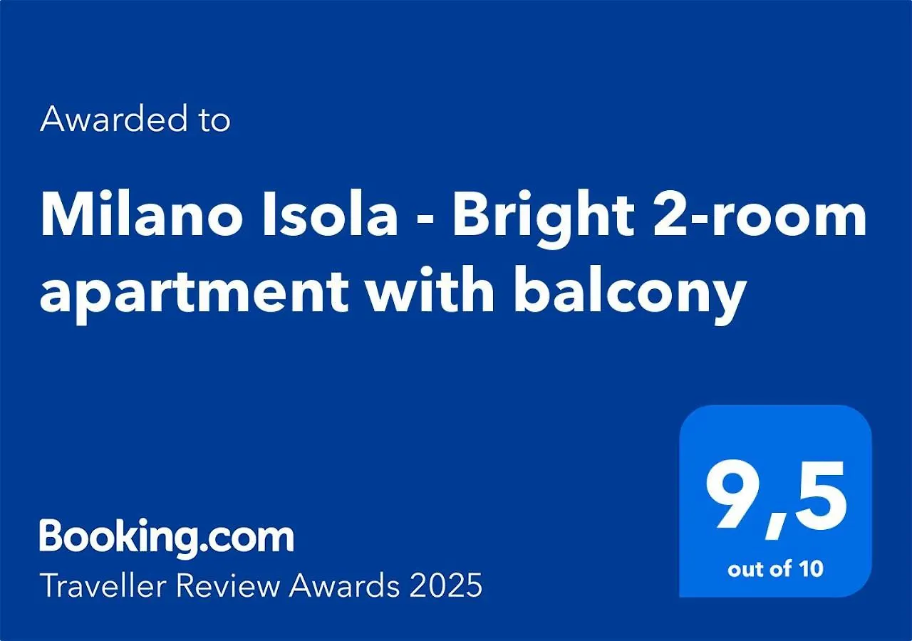 Milano Isola - Bright 2-Room Apartment With Balcony